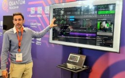 Live demo of PASQAL's software Pulser at the Quantum Flagship booth