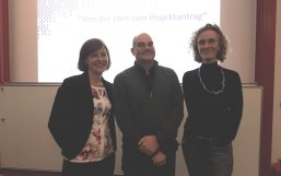 Left to right: Dr Nora Manzk (EU Liaison Officer University of Duisburg-Essen), Ingo Trempek (Eurice), Prof. Dr Uta Dirksen (Medical Faculty University of Duisburg-Essen)