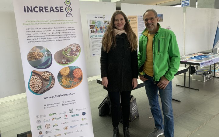 Tamara Messer with Claus Günther, the St. Ingbert Sustainability Manager Tamara Messer with Claus Günther, the St. Ingbert Sustainability Manager