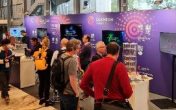 Quantum flagship booth at EQTC 2023
