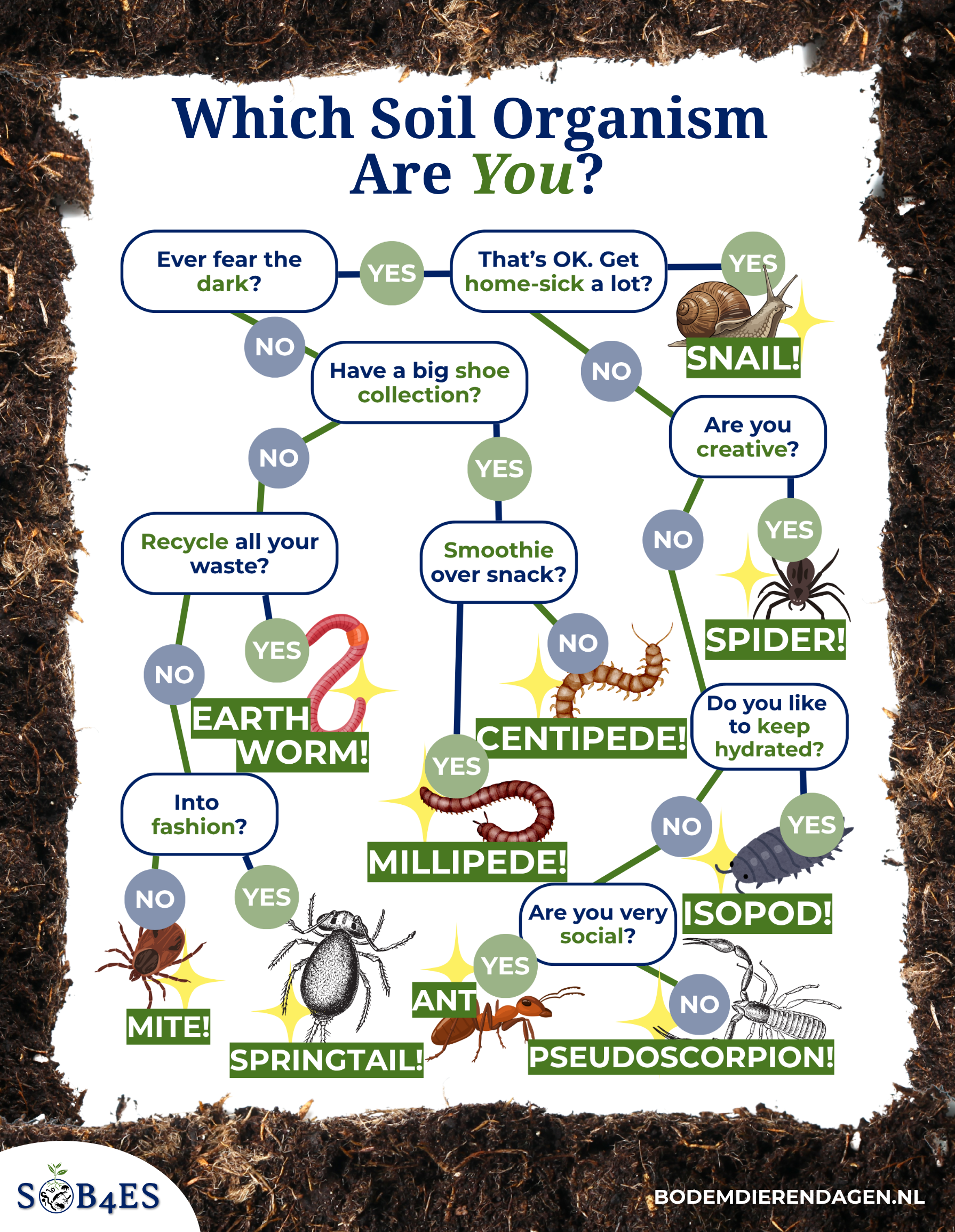 Which Soil Organism Are You? Take a Quiz to Find Out!