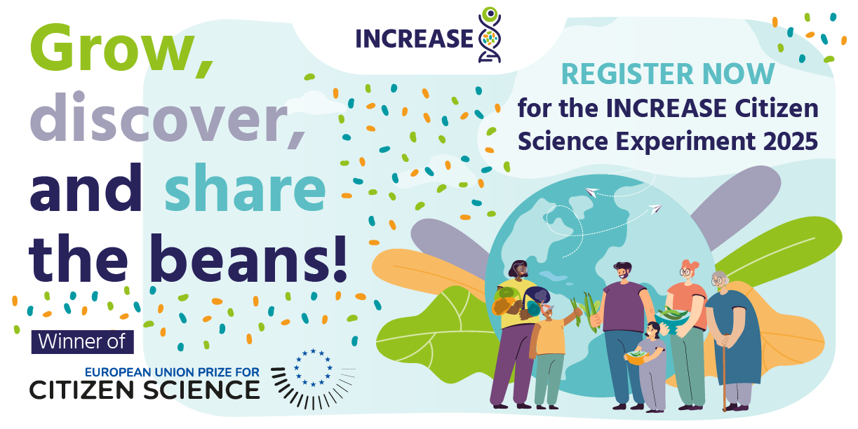 EURICE Encourages Pulses Lovers, Hobby Gardeners, and Leisure Scientists to Join the Award-winning INCREASE Citizen Science Experiment: Register now!