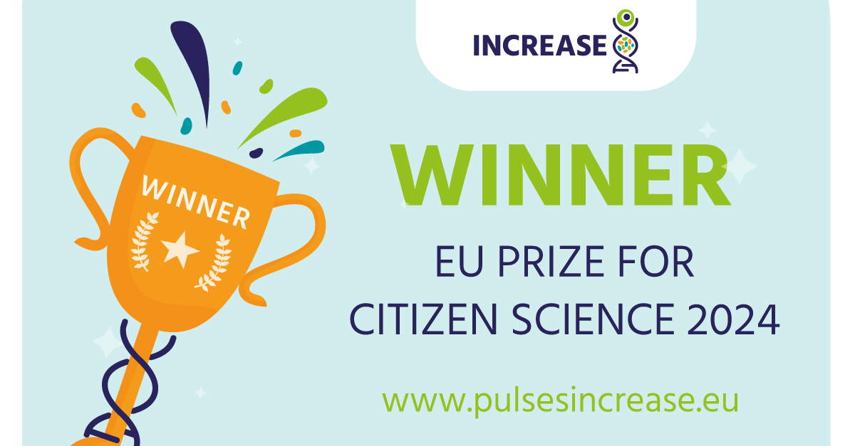 Eurice Project INCREASE Awarded with EU Prize for Citizen Science 2024